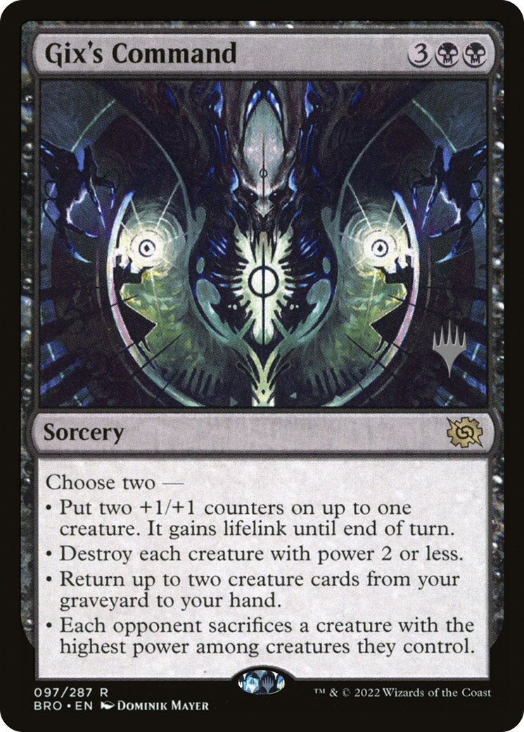 Image of Gix's Command (PPBRO-097) - The Brothers' War Promos