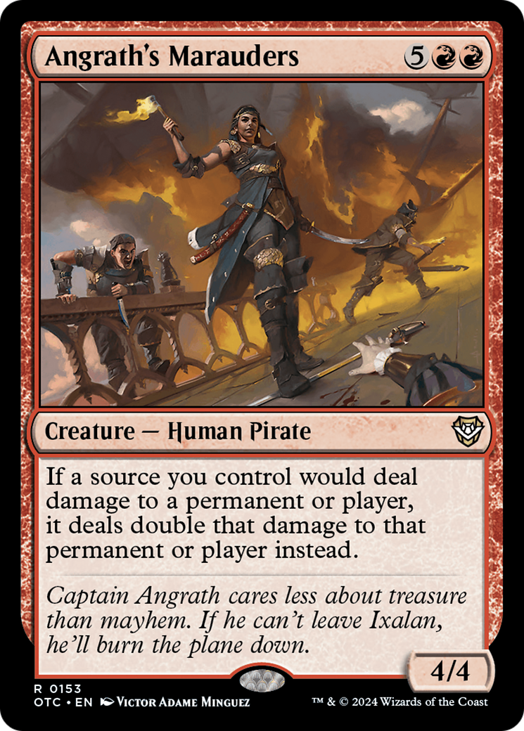 Image of Angrath's Marauders (OTC-153) - Outlaws of Thunder Junction Commander