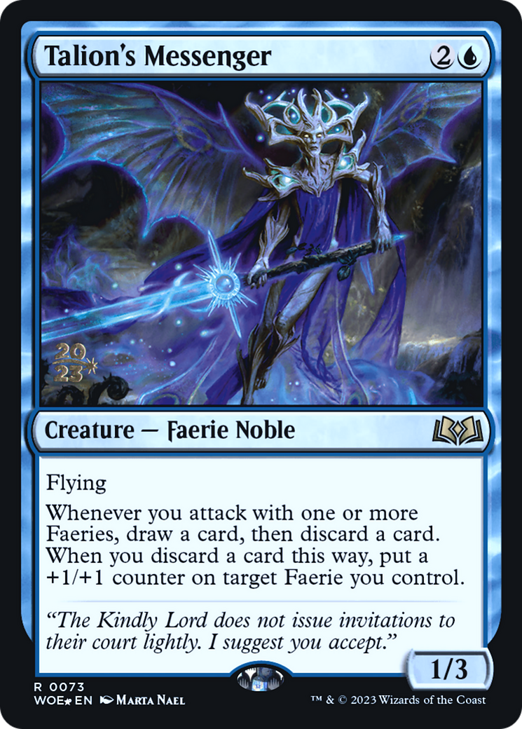 Image of Talion's Messenger (PRE-073) - Wilds of Eldraine Promos Foil