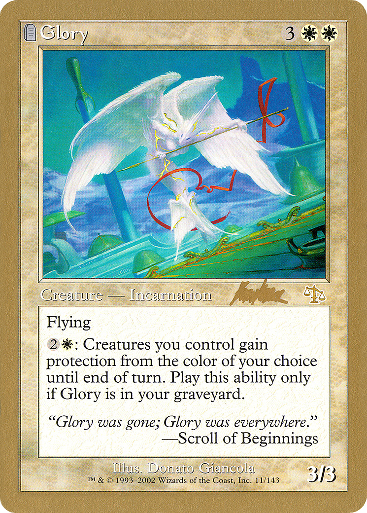 Image of Glory - 2002 Brian Kibler (JUD) (WCD-) - World Championship Decks 2002: (tombstone)