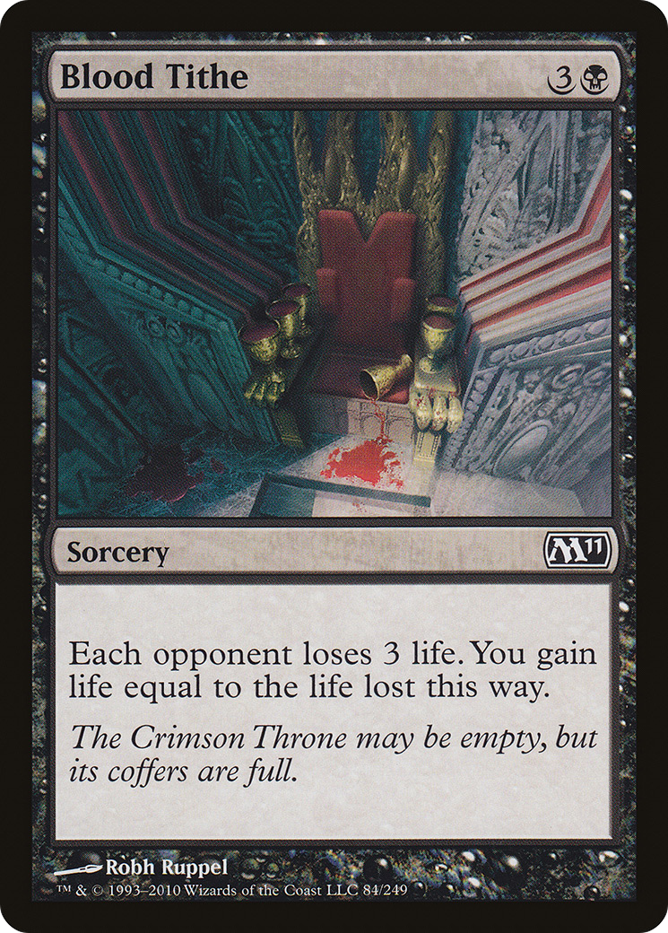 Image of Blood Tithe (M11-084) - Magic 2011 Foil