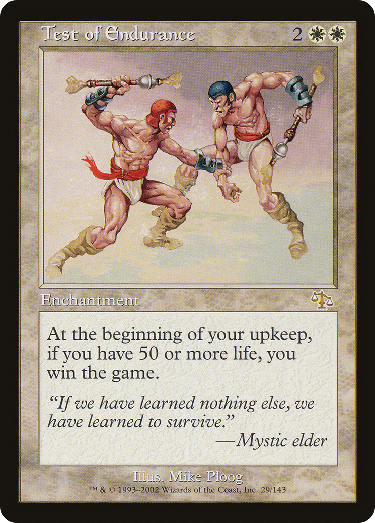Image of Test of Endurance (JUD-029) - Judgment Foil
