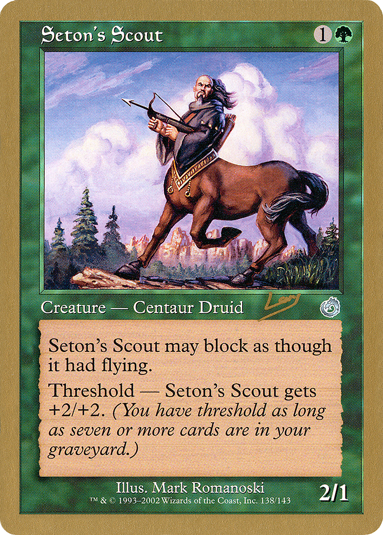 Image of Seton's Scout - 2002 Raphael Levy (TOR) (WCD-) - World Championship Decks 2002