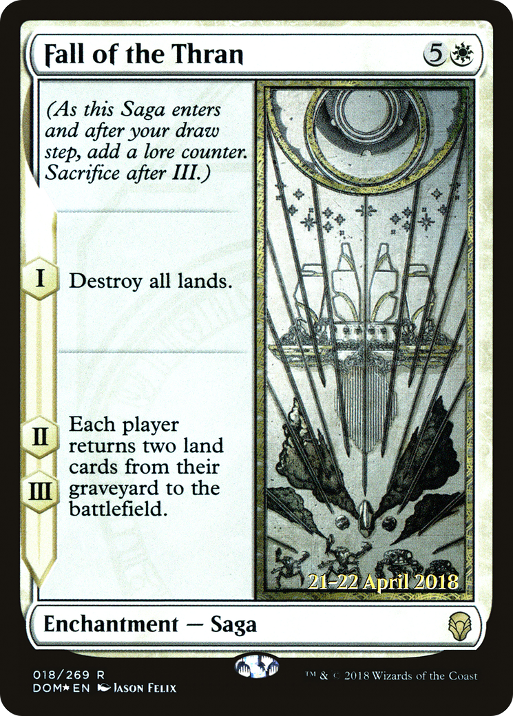 Image of Fall of the Thran (PRE-018) - Dominaria Promos Foil