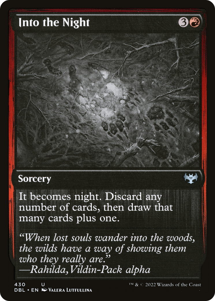 Image of Into the Night (DBL-430) - Innistrad: Double Feature