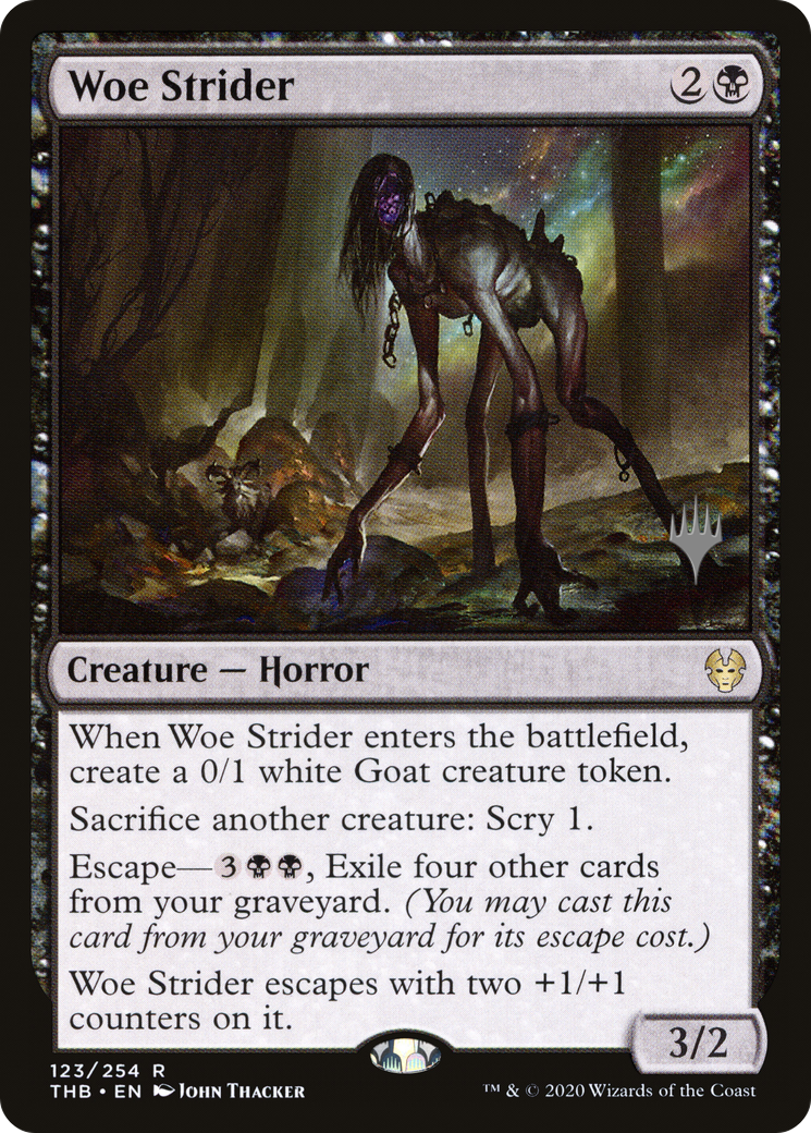 Image of Woe Strider (PPTHB-123) - Theros Beyond Death Promos Foil