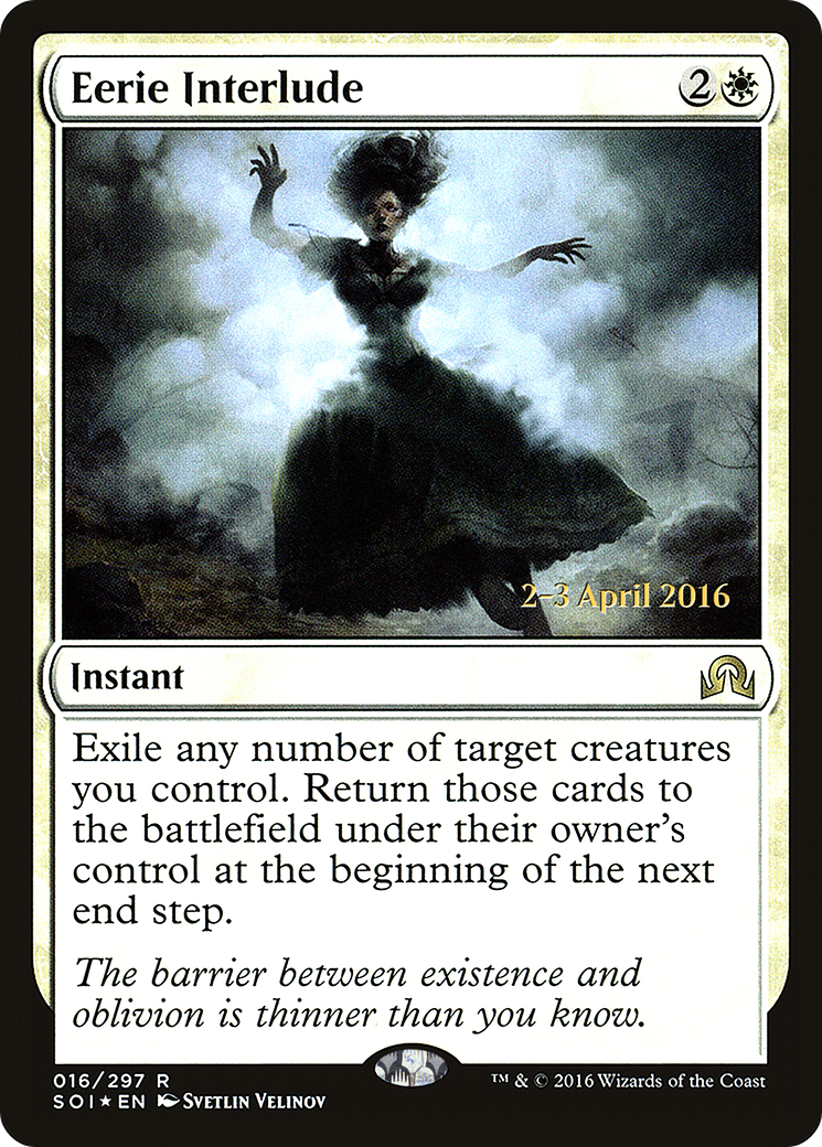 Image of Eerie Interlude (PRE-016) - Shadows over Innistrad Promos Foil