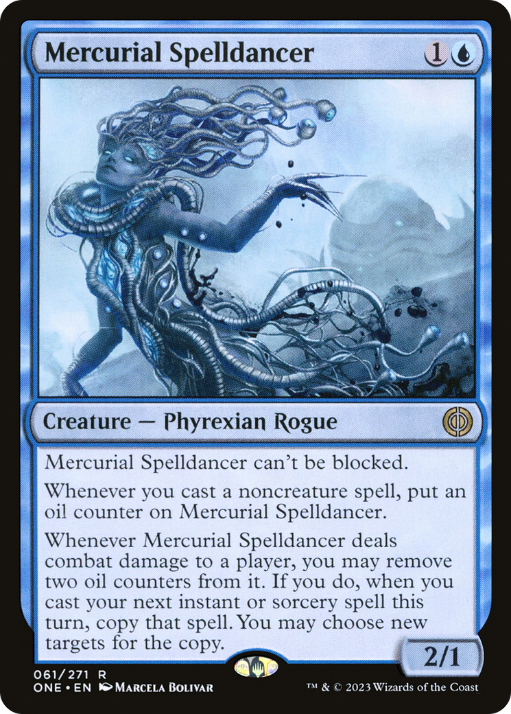 Image of Mercurial Spelldancer (ONE-061) - Phyrexia: All Will Be One Foil