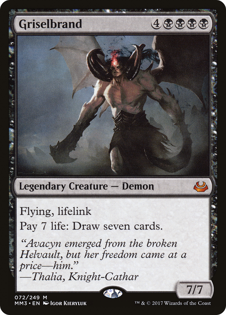 Image of Griselbrand (MM3-072) - Modern Masters 2017