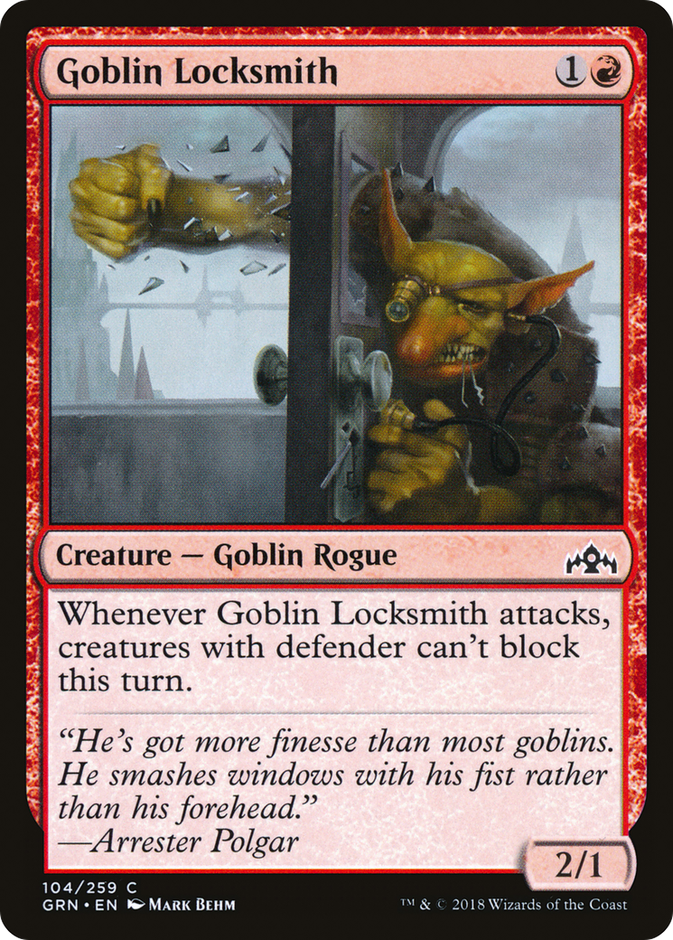 Image of Goblin Locksmith (GRN-104) - Guilds of Ravnica Foil
