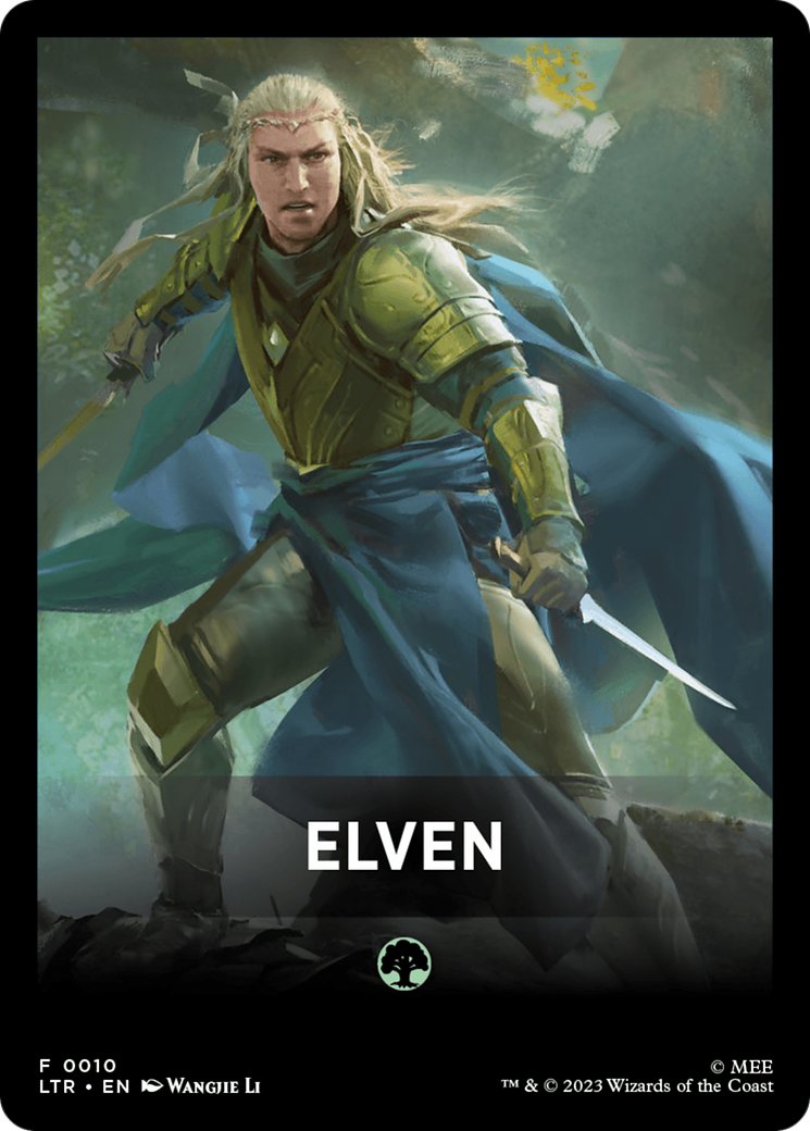 Image of Elven (FLTR-010) - Tales of Middle-earth Front Cards