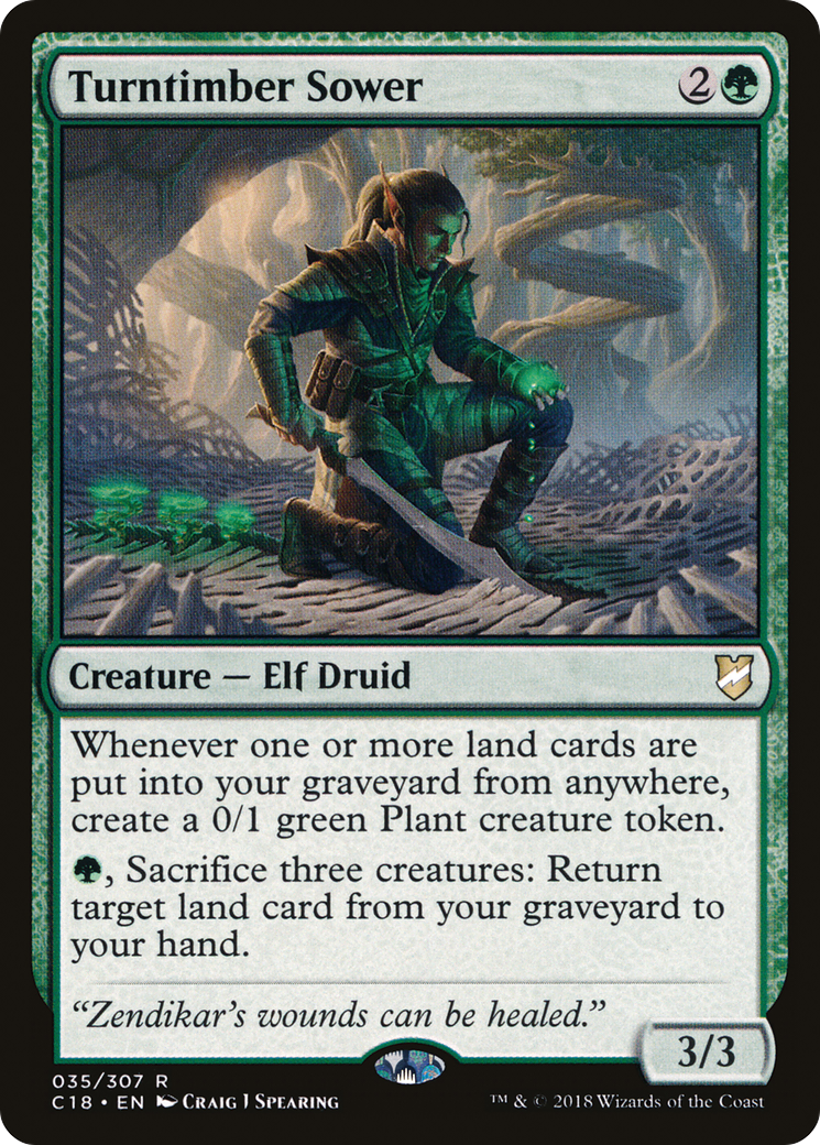Image of Turntimber Sower (C18-035) - Commander 2018
