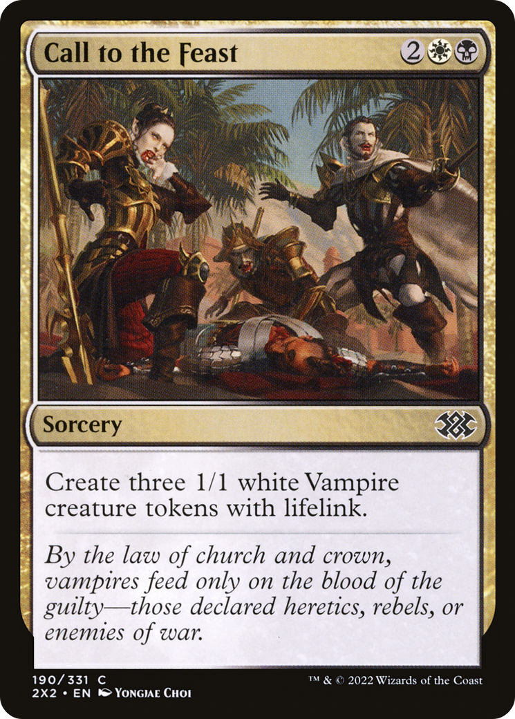 Image of Call to the Feast (2X2-190) - Double Masters 2022