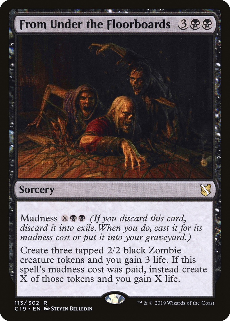 Image of From Under the Floorboards (C19-113) - Commander 2019