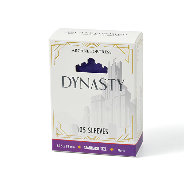 Image of Arcane Fortress Card Sleeves: Standard- Matte- Royal Purple (100 ct)