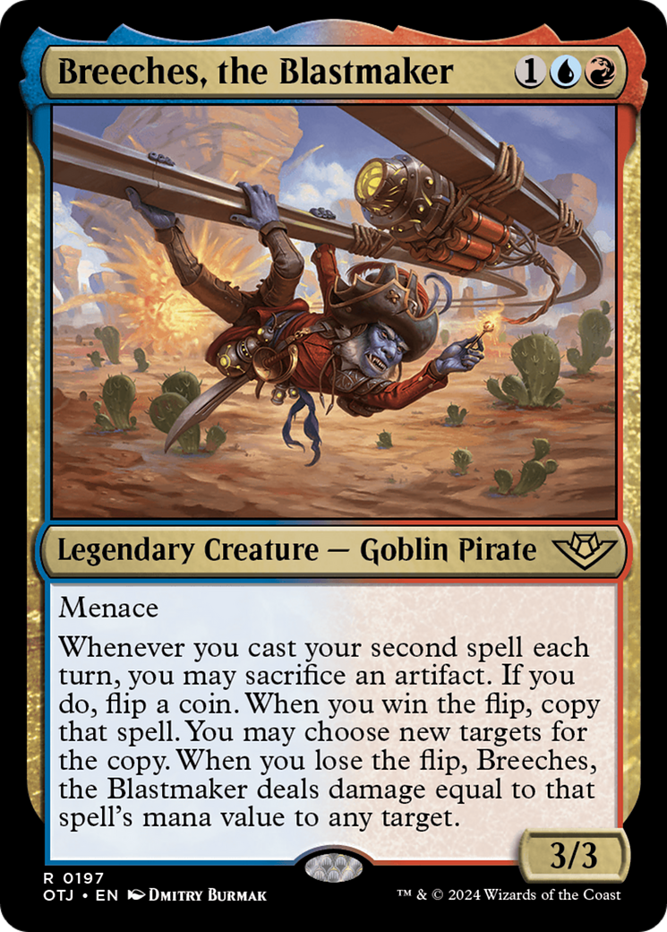Image of Breeches, the Blastmaker (OTJ-197) - Outlaws of Thunder Junction Foil