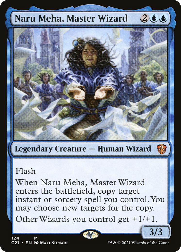 Image of Naru Meha, Master Wizard (C21-124) - Commander 2021