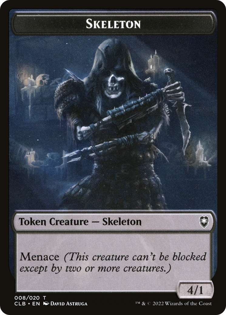 Image of Skeleton Token (CLB-008) - Battle for Baldur's Gate Tokens