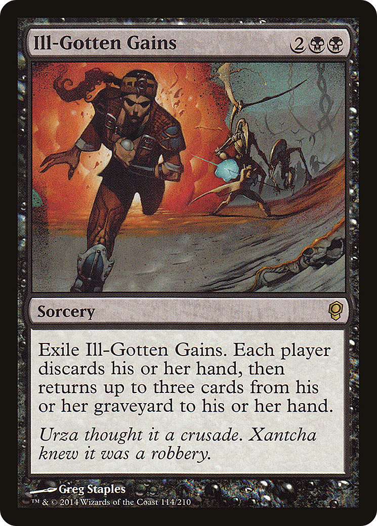 Image of Ill-Gotten Gains (CNS-114) - Conspiracy Foil