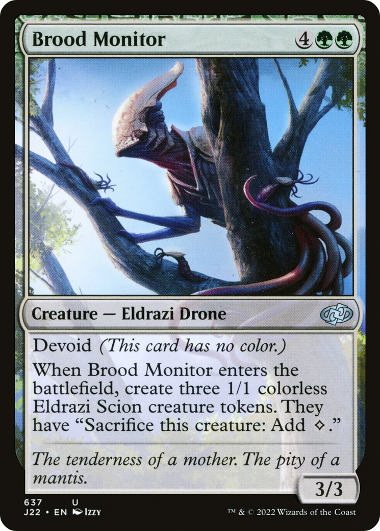 Image of Brood Monitor (J22-637) - Jumpstart 2022: (devoid)