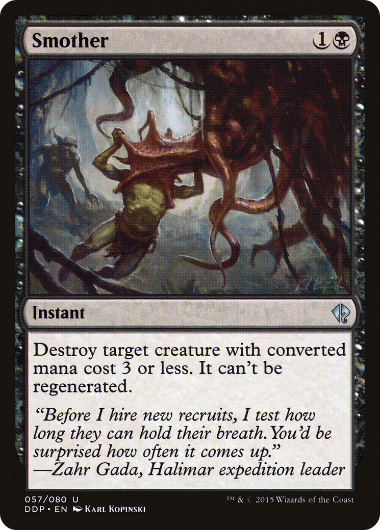 Image of Smother (DDP-057) - Duel Decks: Zendikar vs. Eldrazi