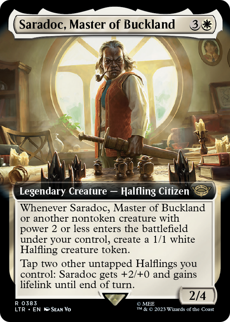 Image of Saradoc, Master of Buckland (Extended Art) (LTR-383) - The Lord of the Rings: Tales of Middle-earth: (Extended Art)