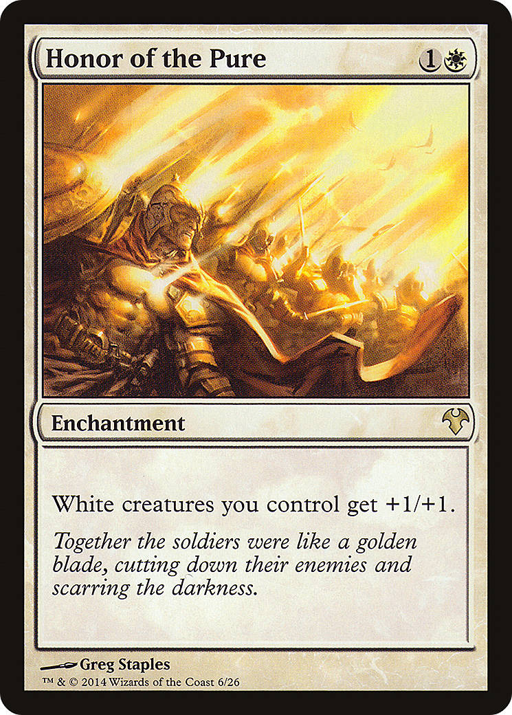 Image of Honor of the Pure (MD1-006) - Modern Event Deck 2014