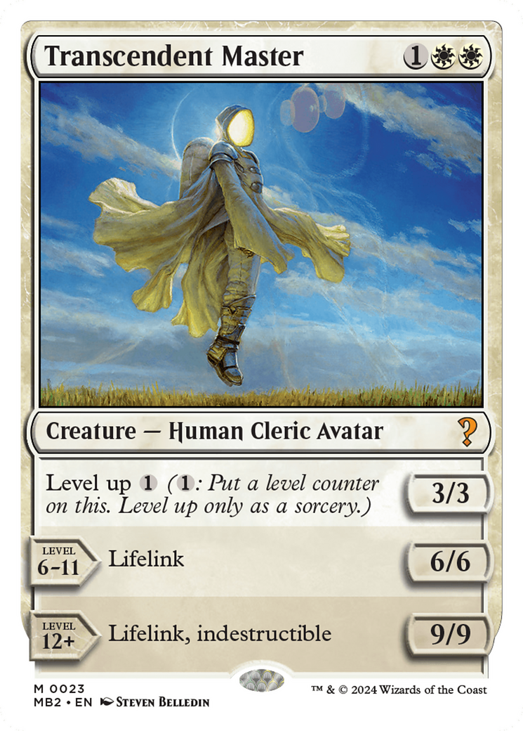 Image of Transcendent Master (White Border) (MB2-023) - Mystery Booster 2