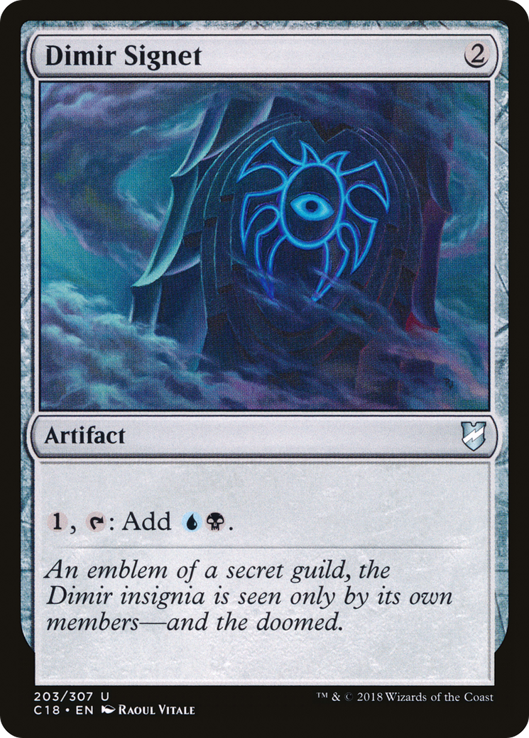 Image of Dimir Signet (C18-203) - Commander 2018