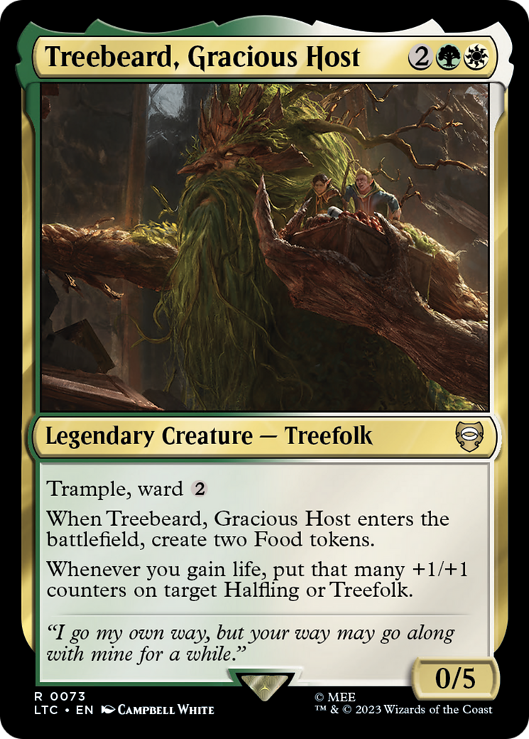 Image of Treebeard, Gracious Host (LTC-073) - Tales of Middle-earth Commander