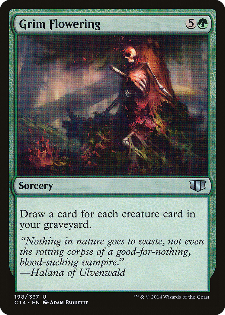 Image of Grim Flowering (C14-198) - Commander 2014