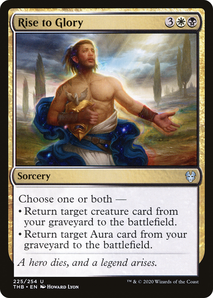 Image of Rise to Glory (THB-225) - Theros Beyond Death Foil