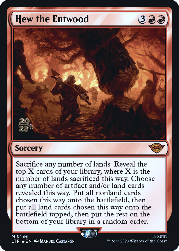 Image of Hew the Entwood (PRE-136) - Tales of Middle-earth Promos Foil