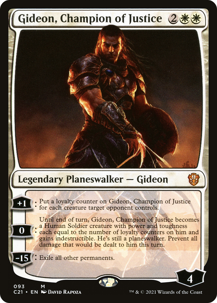 Image of Gideon, Champion of Justice (C21-093) - Commander 2021