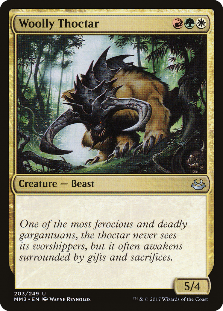 Image of Woolly Thoctar (MM3-203) - Modern Masters 2017 Foil