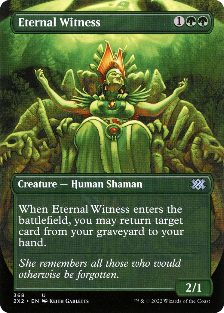 Image of Eternal Witness (Borderless) (2X2-368) - Double Masters 2022 (Borderless)