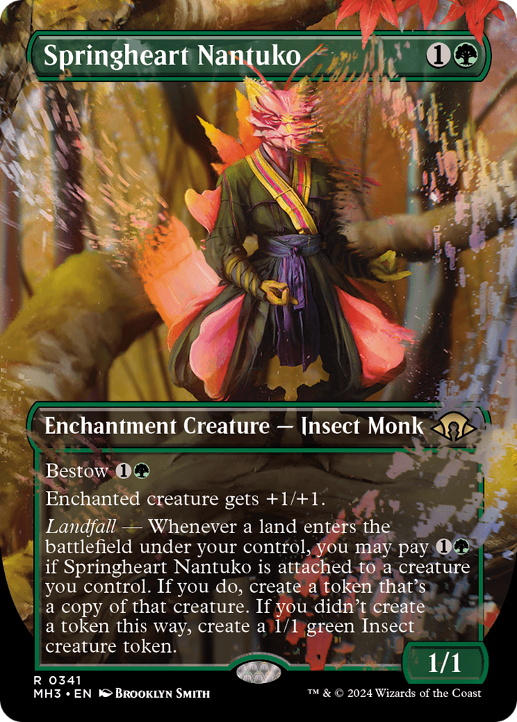 Image of Springheart Nantuko (Borderless) (MH3-341) - Modern Horizons 3 (Borderless)