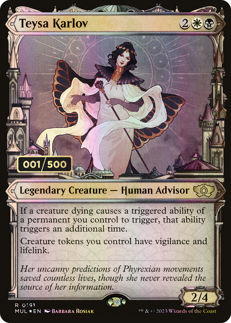 Image of Teysa Karlov (Serial Numbered) (MUL-191) - Multiverse Legends: (Showcase) Foil