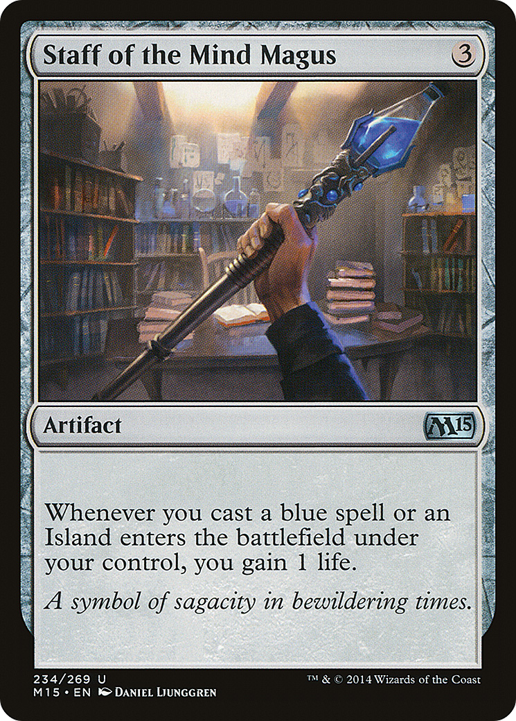 Image of Staff of the Mind Magus (M15-234) - Magic 2015 Foil