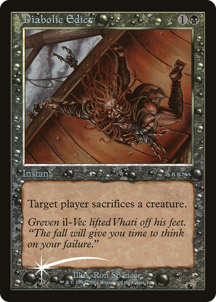 Image of Diabolic Edict (ARENA-) - Arena League 2001 Foil