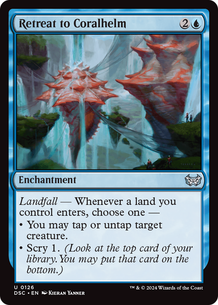 Image of Retreat to Coralhelm (DSC-126) - Duskmourn: House of Horror Commander