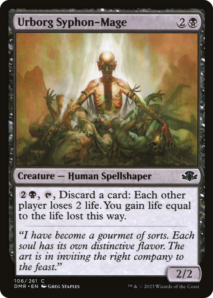 Image of Urborg Syphon-Mage (DMR-106) - Dominaria Remastered Foil
