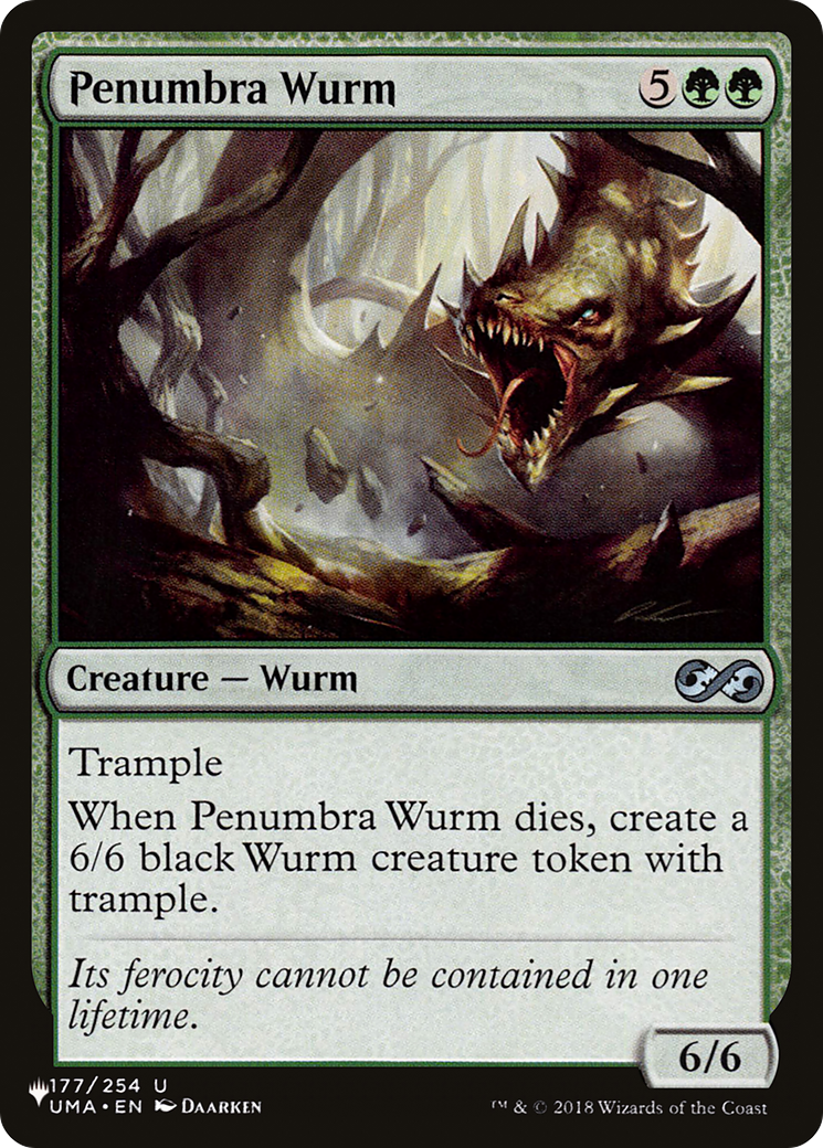 Image of Penumbra Wurm (LIST-UMA-177) - The List