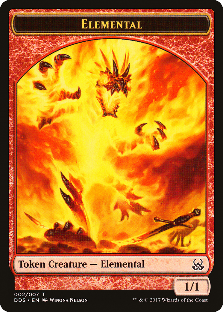 Image of Elemental Token (DDS-002) - Duel Decks: Mind vs. Might Tokens