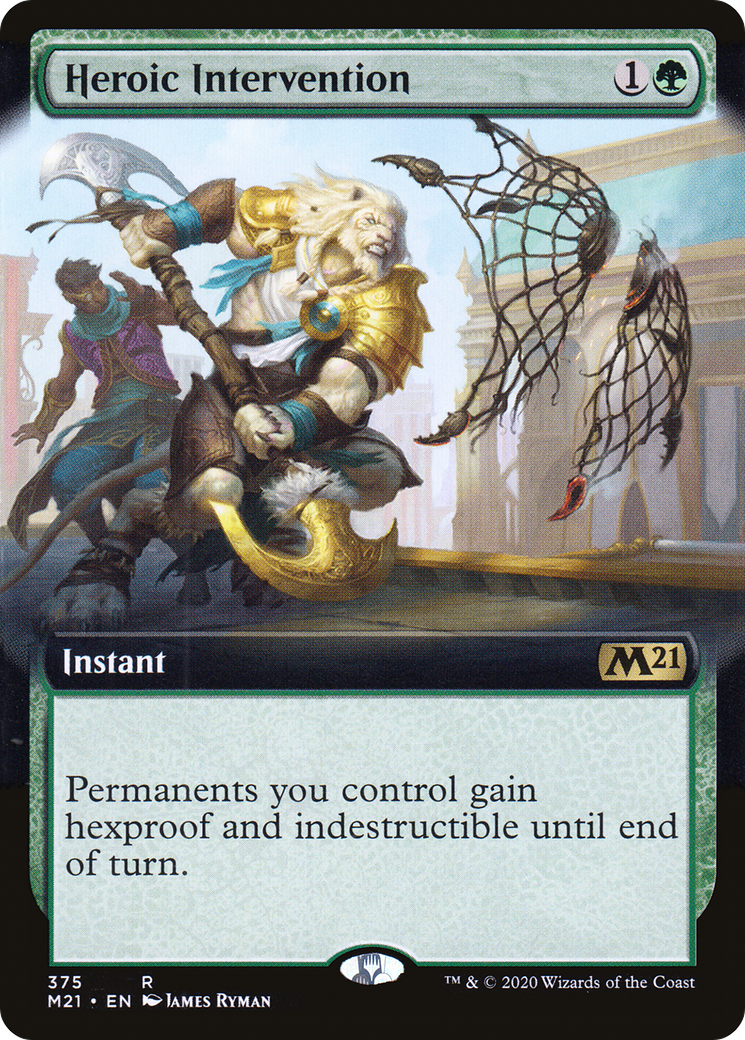 Image of Heroic Intervention (Extended Art) (M21-375) - Core Set 2021: (Extended Art)