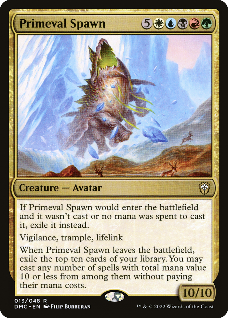 Image of Primeval Spawn (DMC-013) - Dominaria United Commander