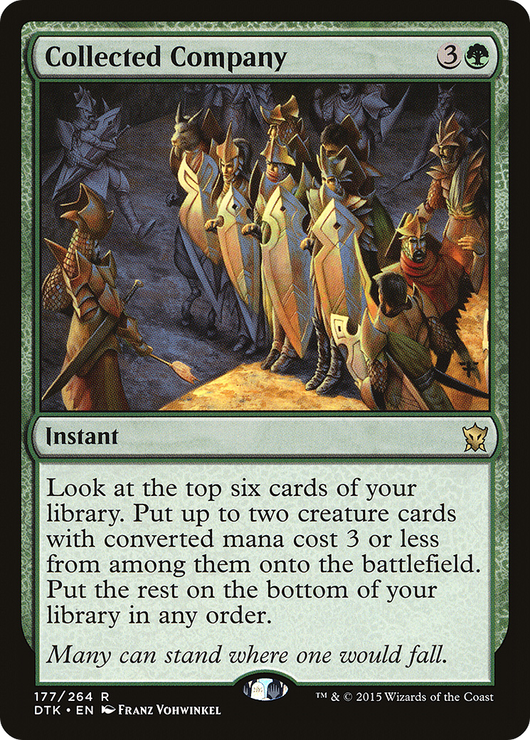 Image of Collected Company (DTK-177) - Dragons of Tarkir Foil