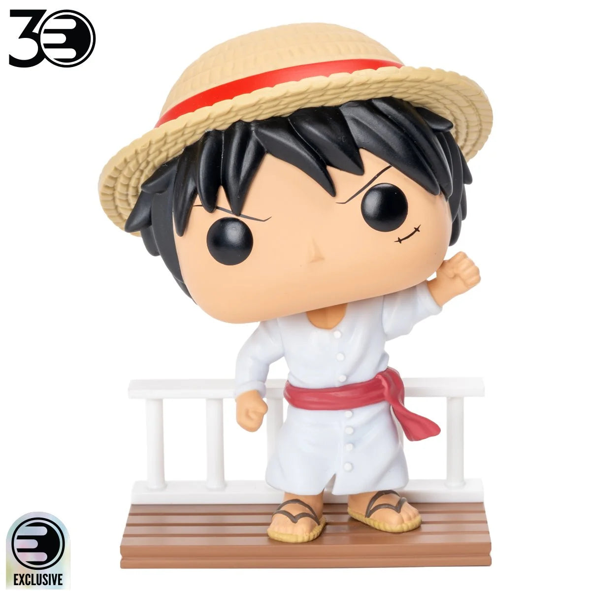 Image of One Piece Straw Hat Pirates Monkey D. Luffy Funko Pop! Vinyl Figure #2334 - Entertainment Earth Exclusive