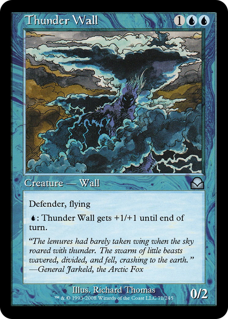 Image of Thunder Wall (ME2-071) - Masters Edition II