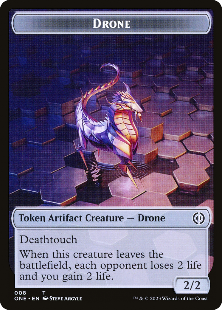 Image of Drone (TONE-008) - Phyrexia: All Will Be One Tokens